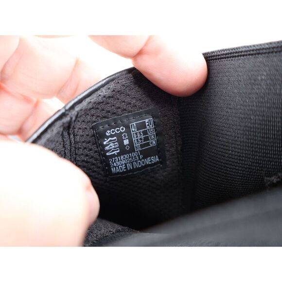 ECCO Shape 35 Ankle Chelsea Boot Size 40 9 / 9.5 Black Leather Block Heel Light - Picture 11 of 12